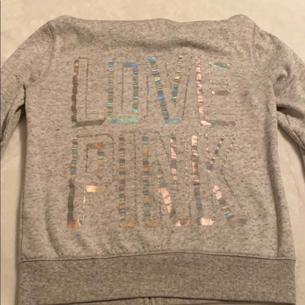 Super cute pink zip up jacket! (OBO)